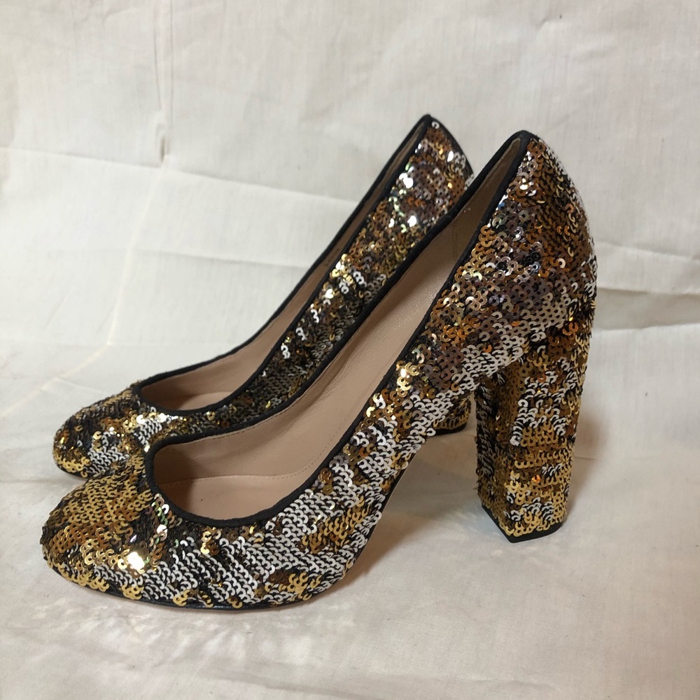 J. Crew Etta Sequin Pumps